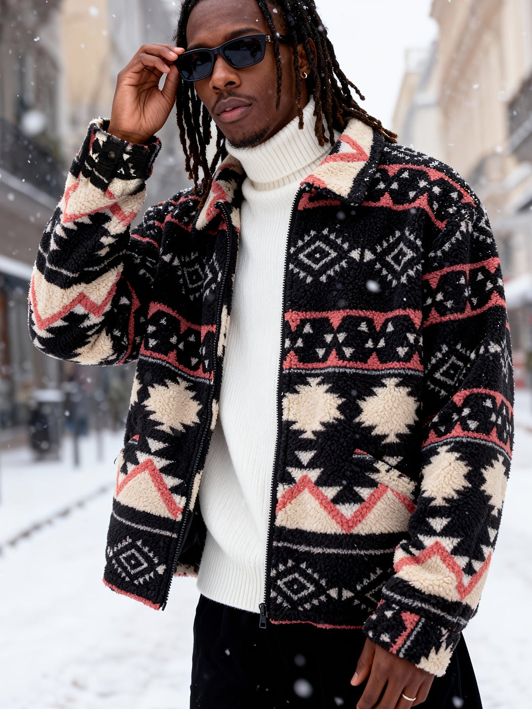 Men's High-Pile Fleece Full-Zip Jacket