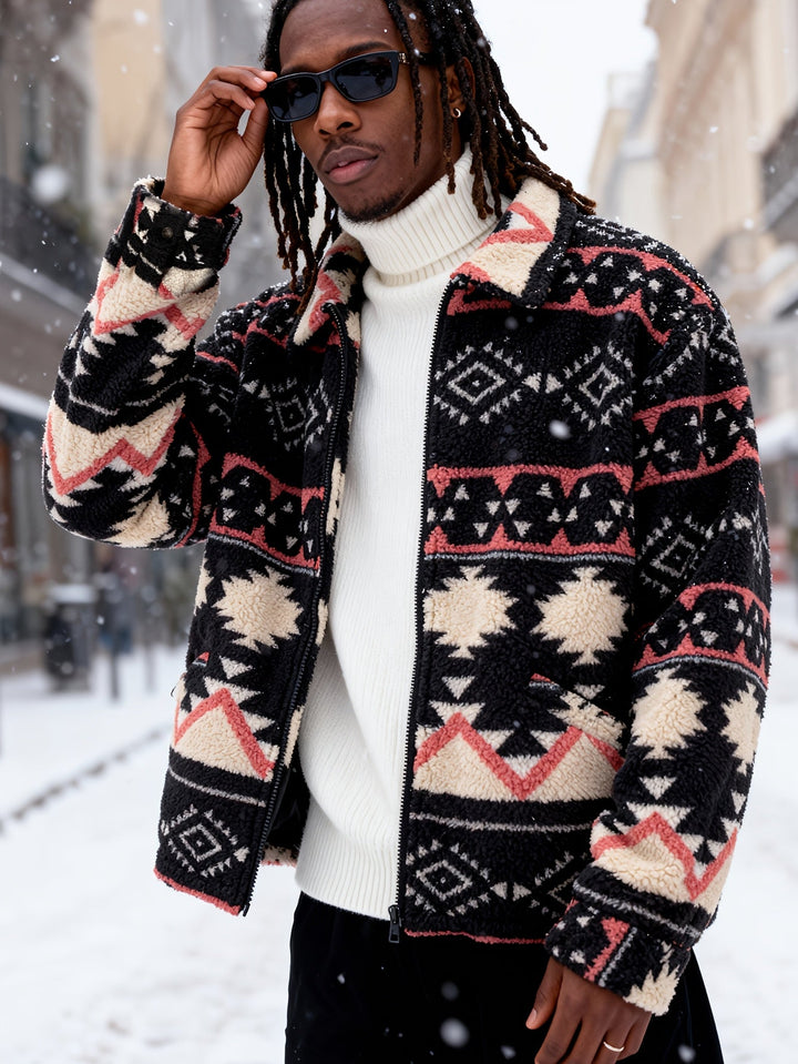 Men's High-Pile Fleece Full-Zip Jacket
