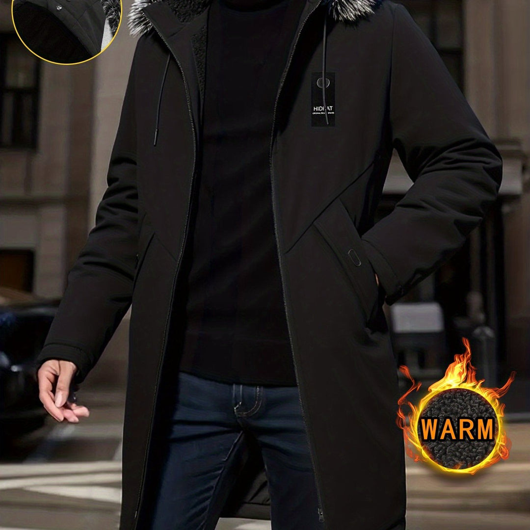 Men's Warm Lined Hooded Parka