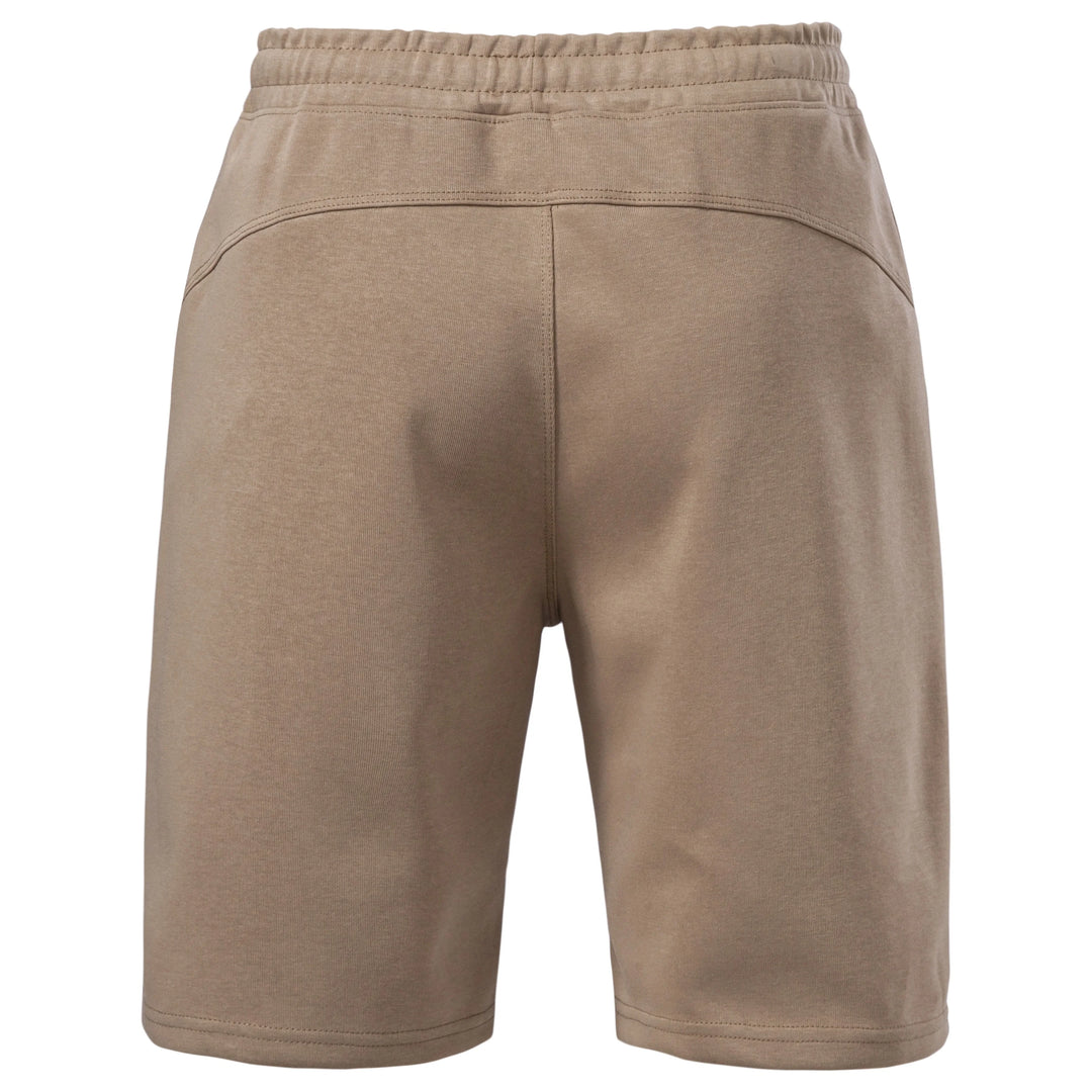 Men's Cotton Blend Elastic Waist Solid Color Shorts