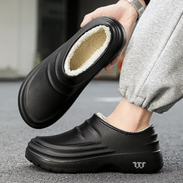 All-Weather Fleece-Lined Waterproof Clogs