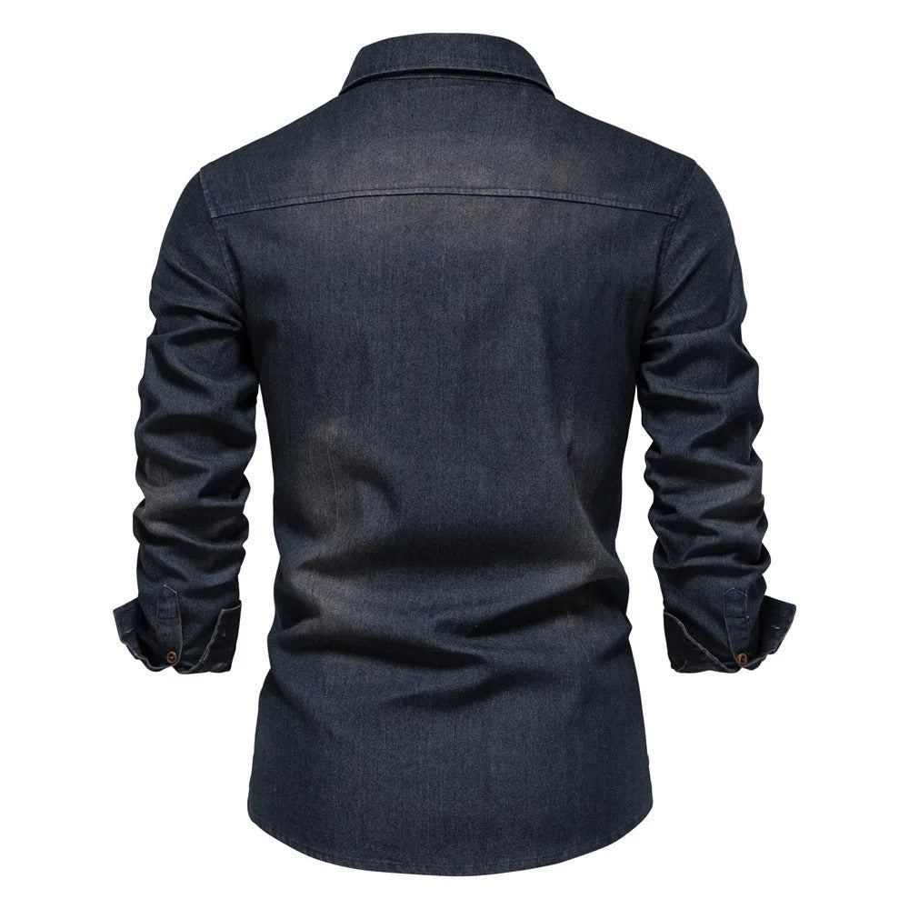 Western Denim Shirt Men's