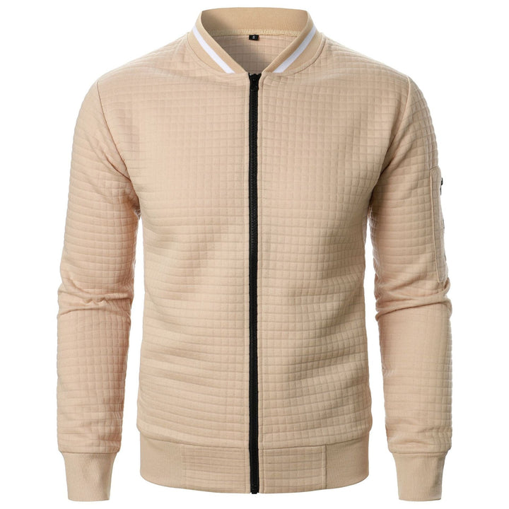 Men's Zip-Up Knit Sweater