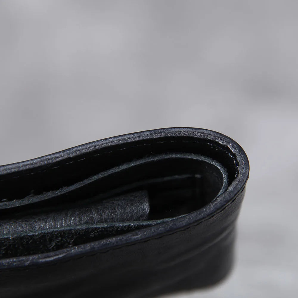Bi-Fold Cowhide Leather Wallet
