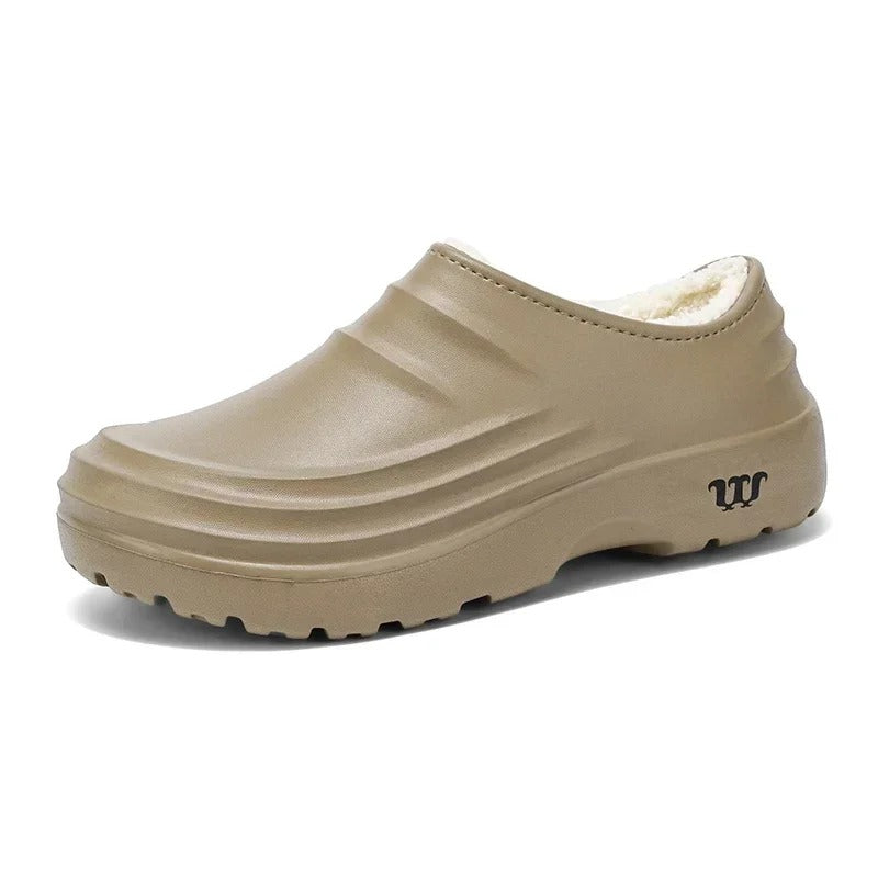 All-Weather Fleece-Lined Waterproof Clogs