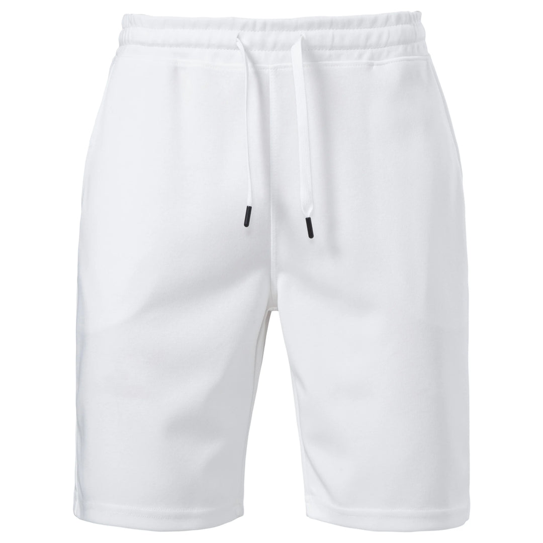 Men's Cotton Blend Elastic Waist Solid Color Shorts