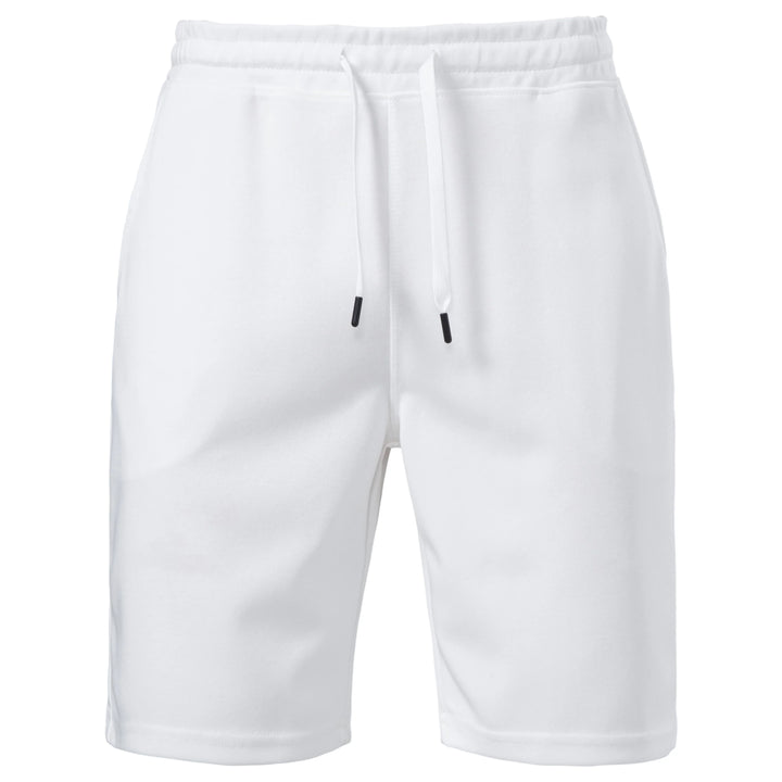Men's Cotton Blend Elastic Waist Solid Color Shorts