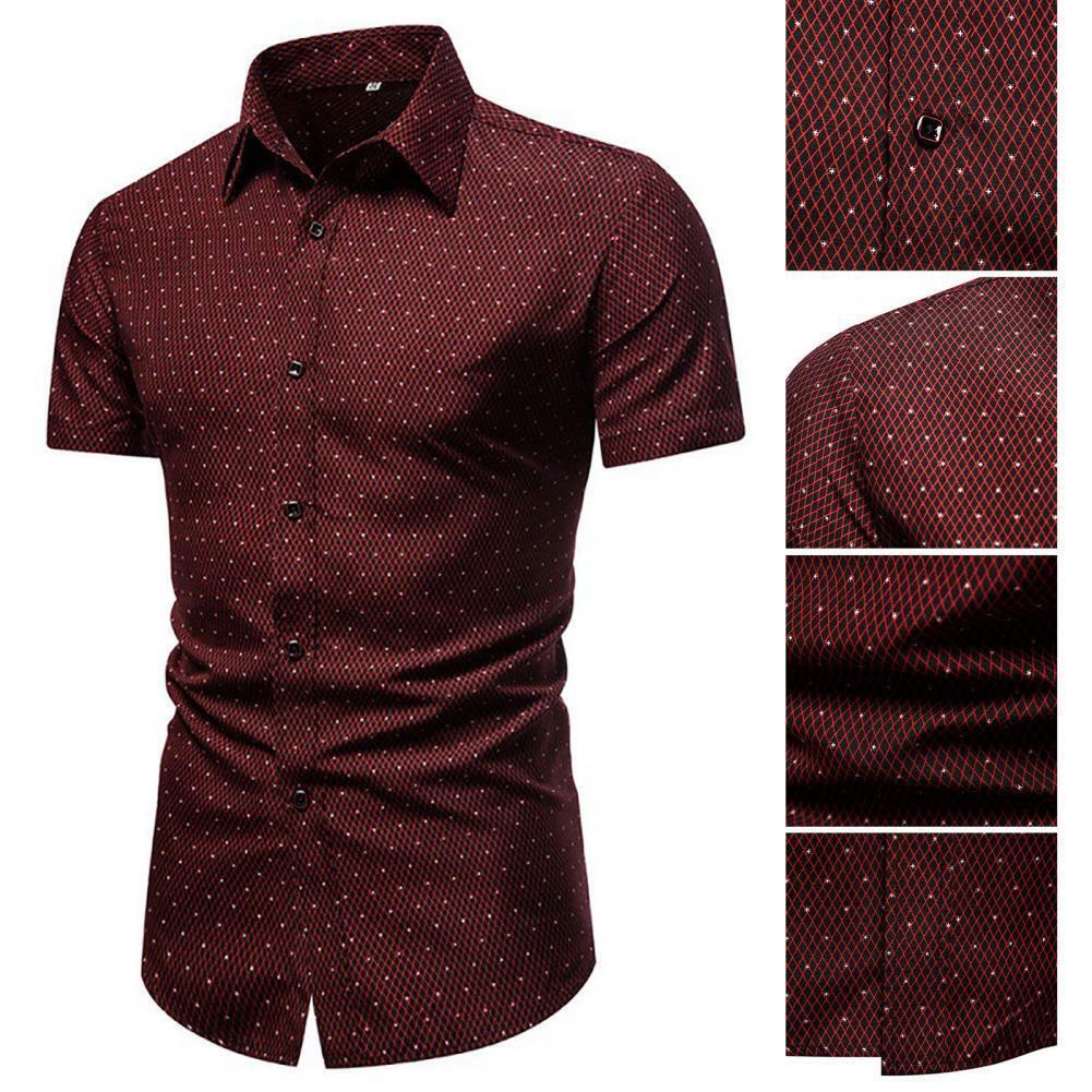 Tailored Lightweight Short-Sleeve Shirt Navy Blue