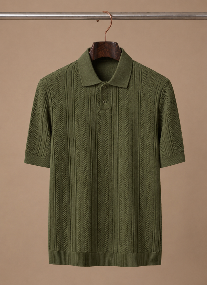 Men's Slim Fit Breathable Summer Polo Shirt