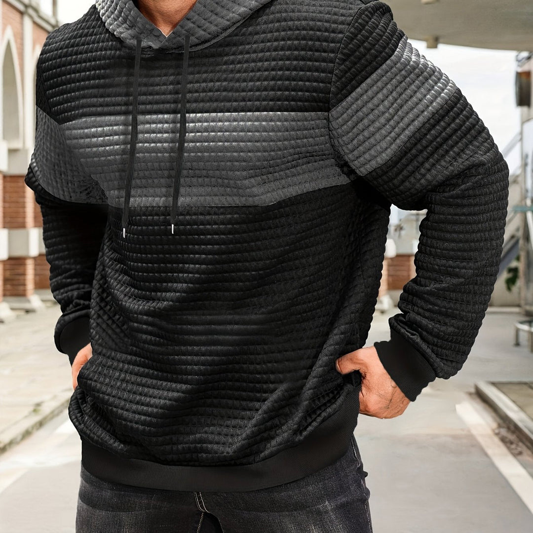 Men's Textured Gradient Hoodie