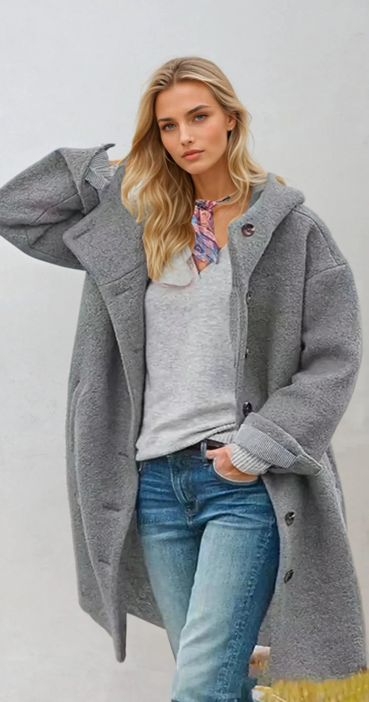 Long Coat in Soft Wool