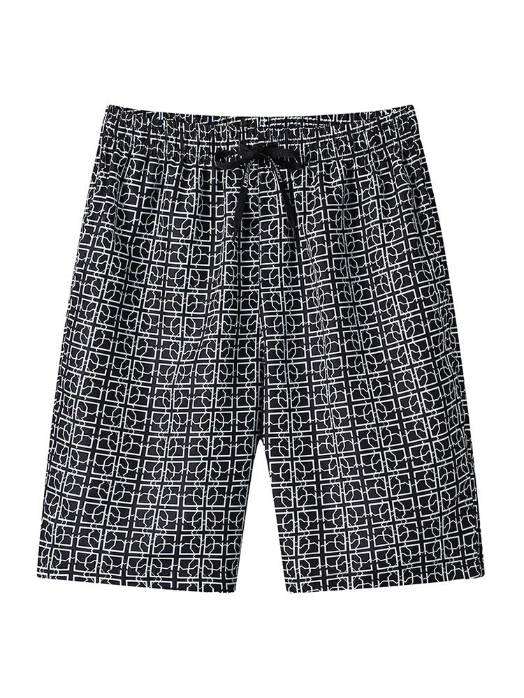 Men's relaxed fit cargo shorts showing utility pocket detail