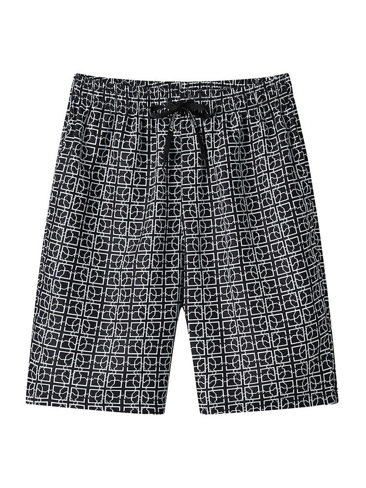 Men's relaxed fit cargo shorts showing utility pocket detail
