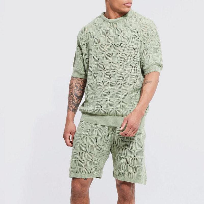 Men's Two-Piece T-Shirt Set Relaxed Streetwear