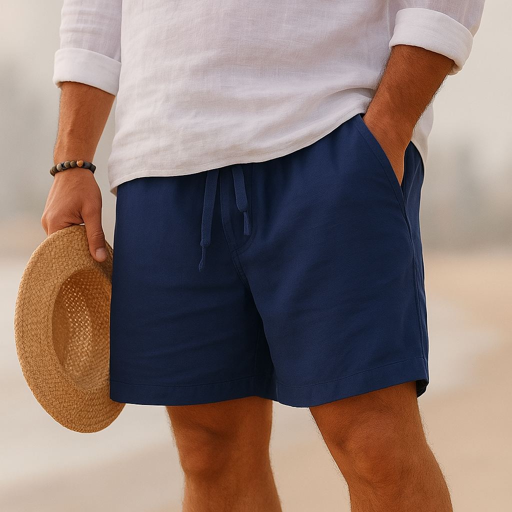 Cotton Linen Blend Casual Pants