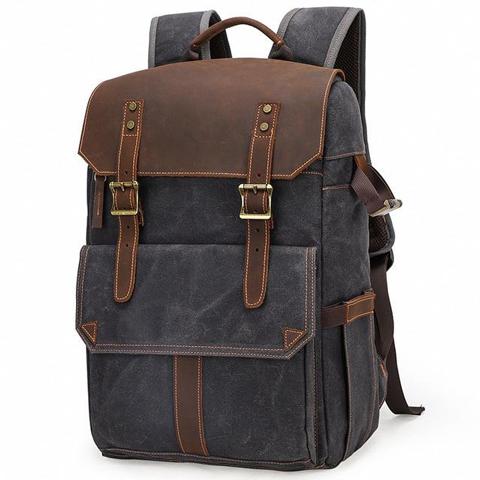 Vintage Design Camera Backpack Durable