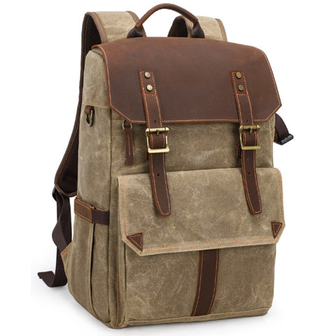 Vintage Design Camera Backpack Durable