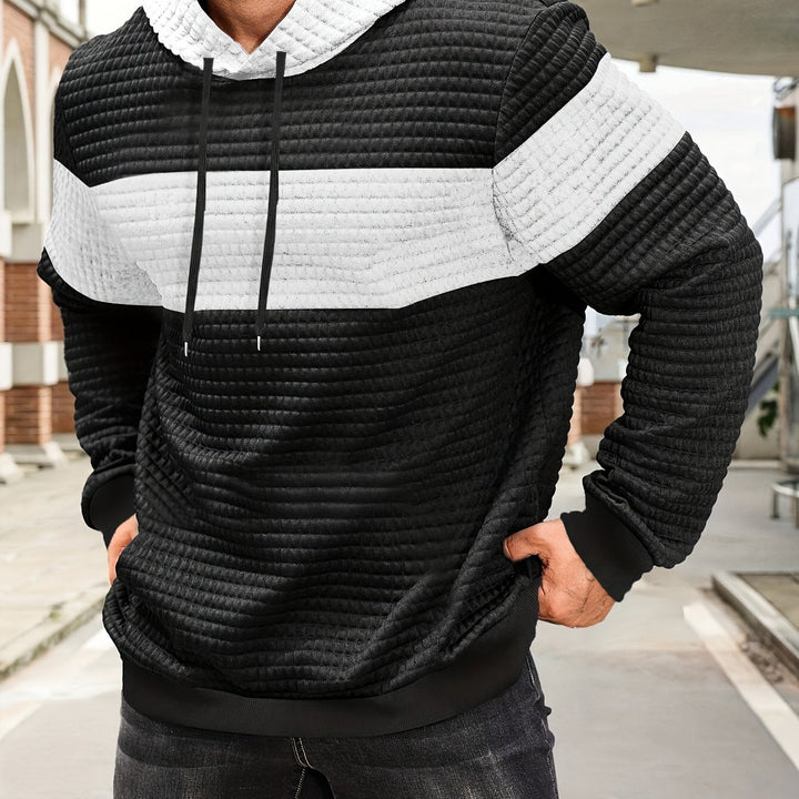 Men's Textured Gradient Hoodie