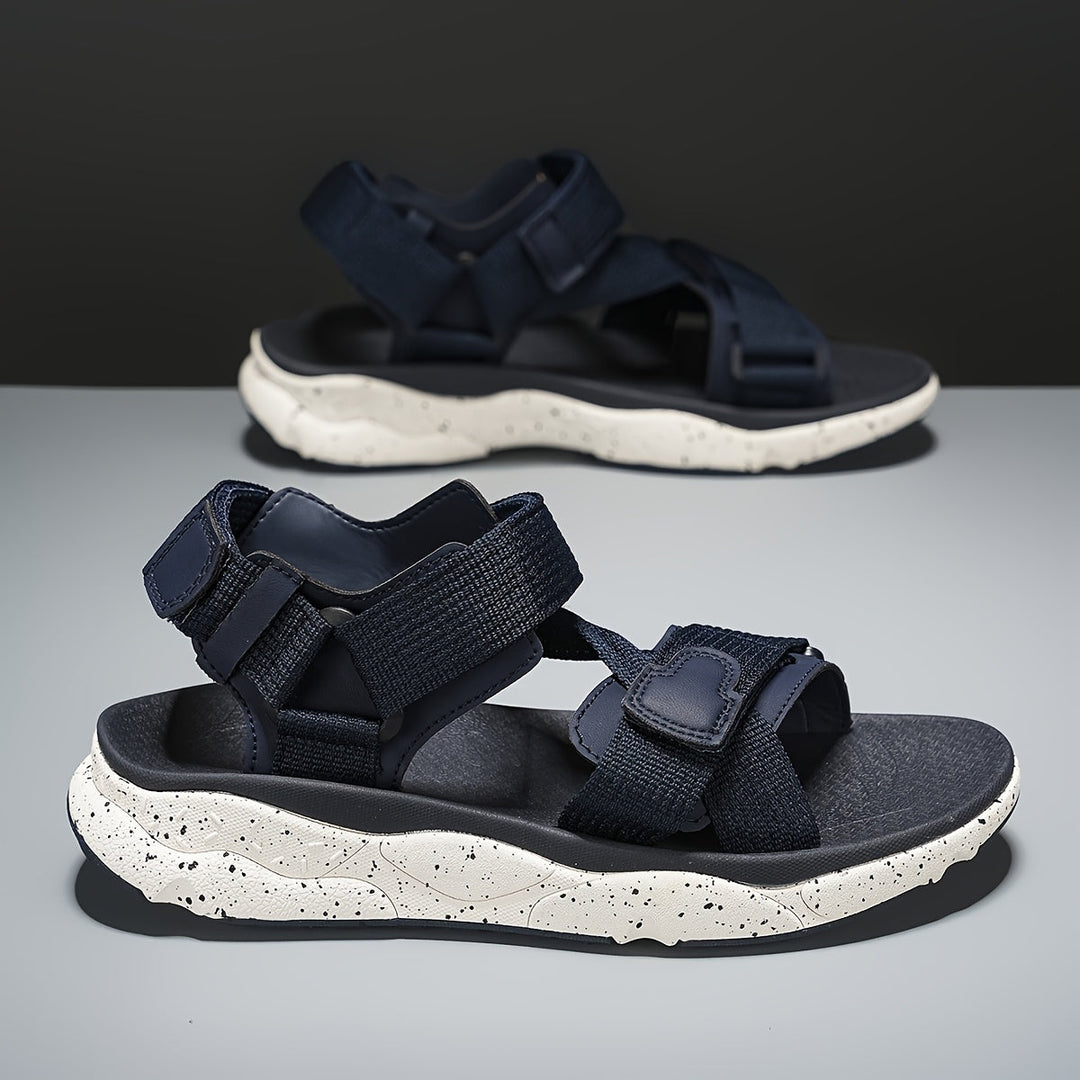 Men's sport sandals showing open-toe design and cushioned sole