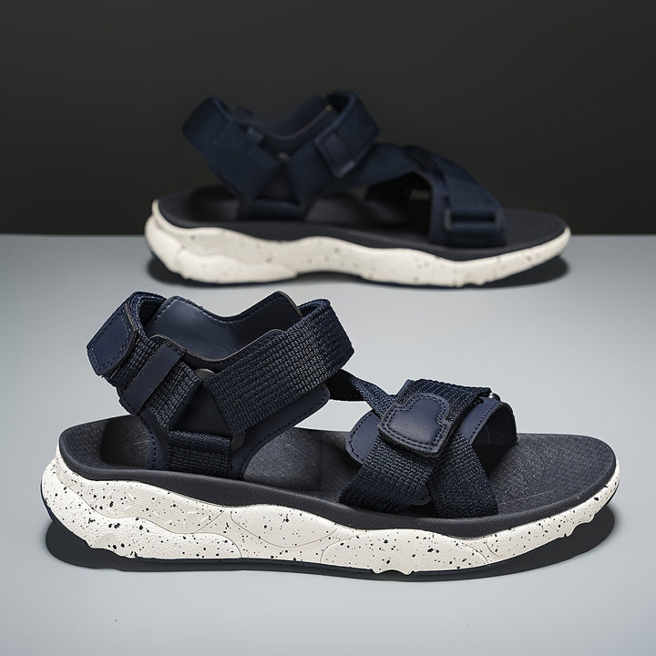 Men's sport sandals showing open-toe design and cushioned sole