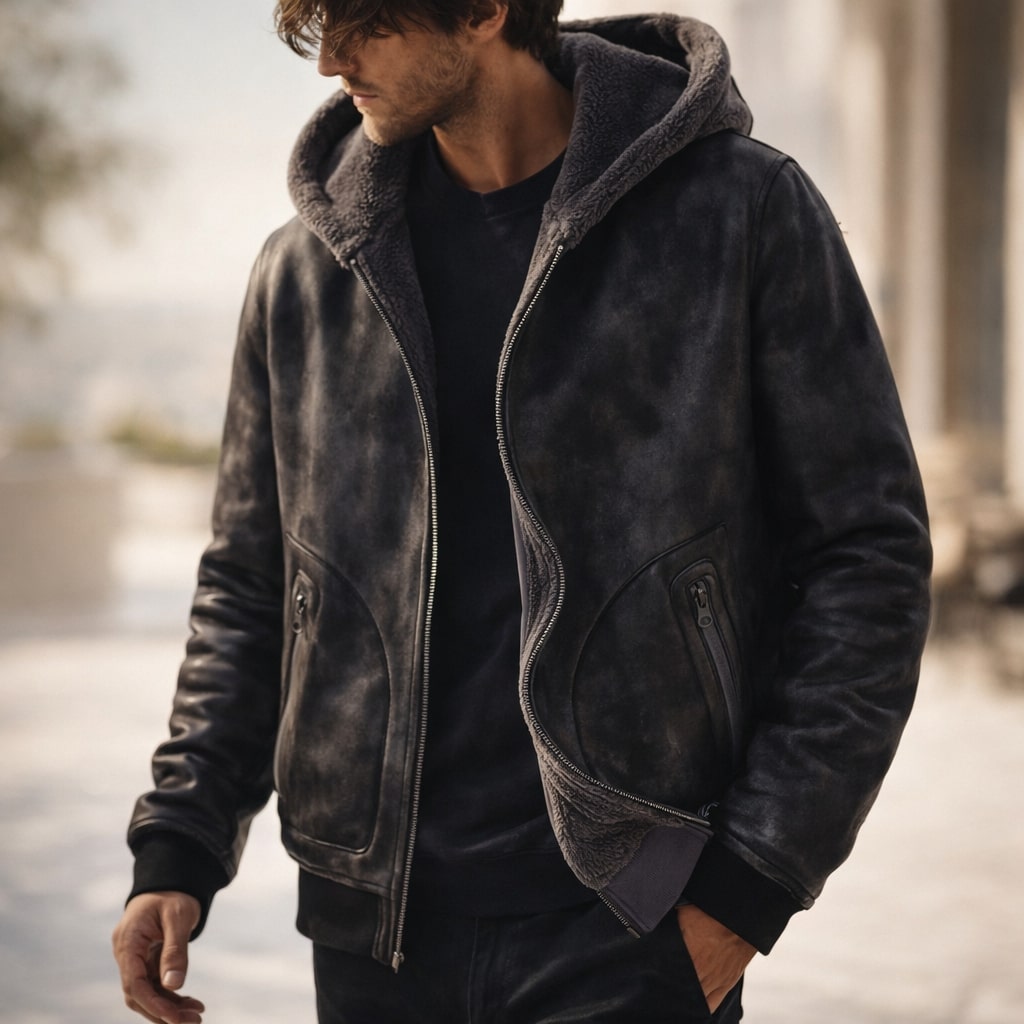 Men's full-zip insulated jacket styled for everyday outdoor wear