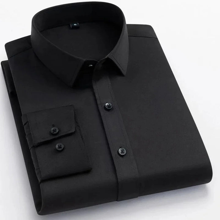 Modern Solid Color Dress Shirt