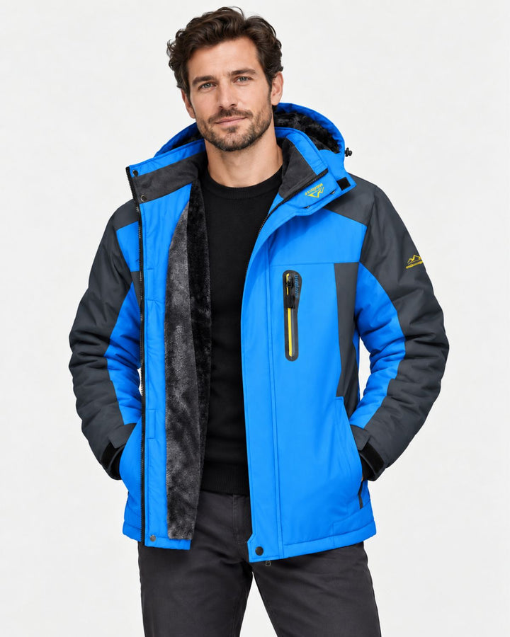 Men's Hooded Winter Jacket Relaxed Fit