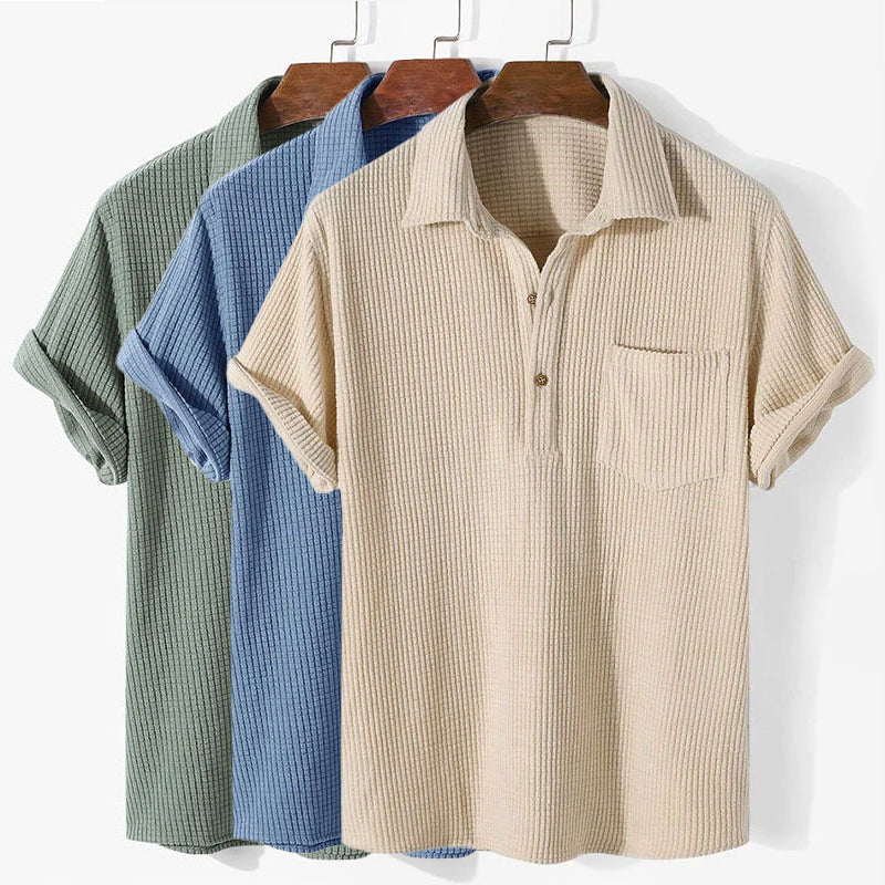 Men's Retro Hawaiian Shirt Short Sleeve Tropical Print