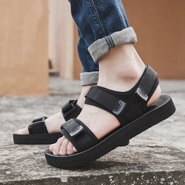 Men's Outdoor Lightweight Soft Fabric Hiking Sandals