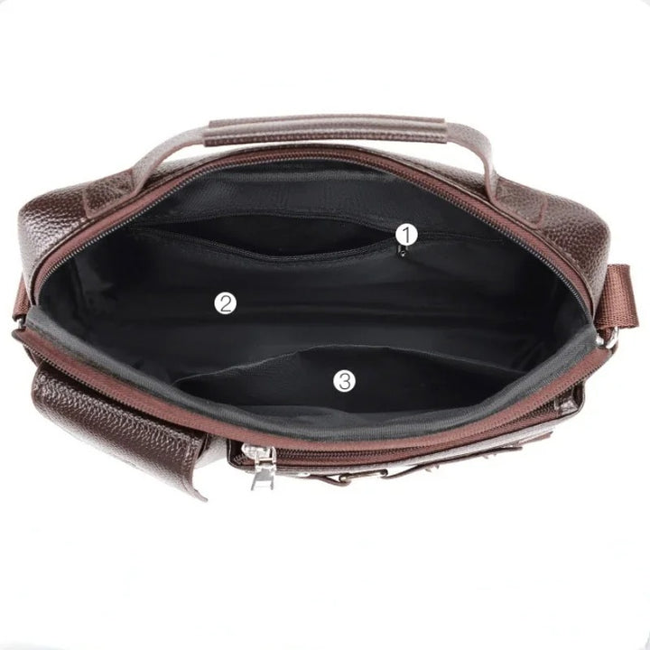 CommandTech Leather Briefcase