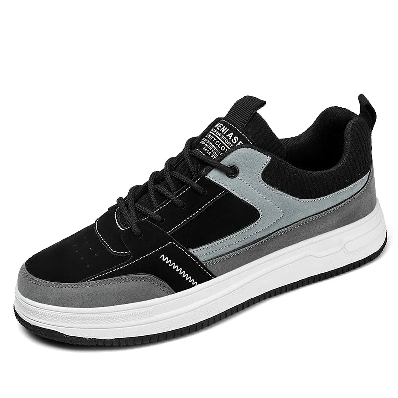 Men's Patchwork Low-Top Sneakers Casual Shoes