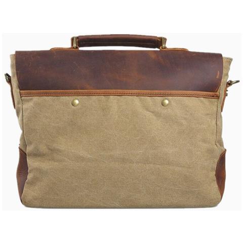 Vintage Canvas Motorcycle Shoulder Bag