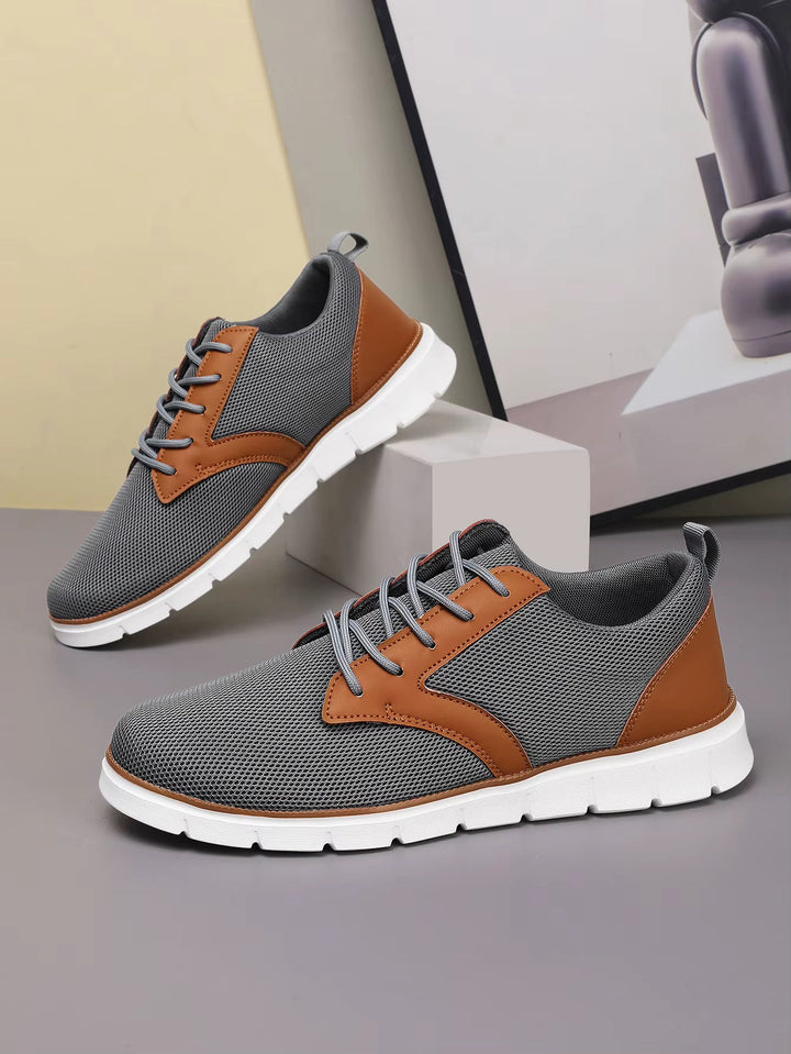 Men's Canvas Leather Sneakers