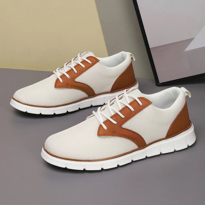 Men's Canvas Leather Sneakers