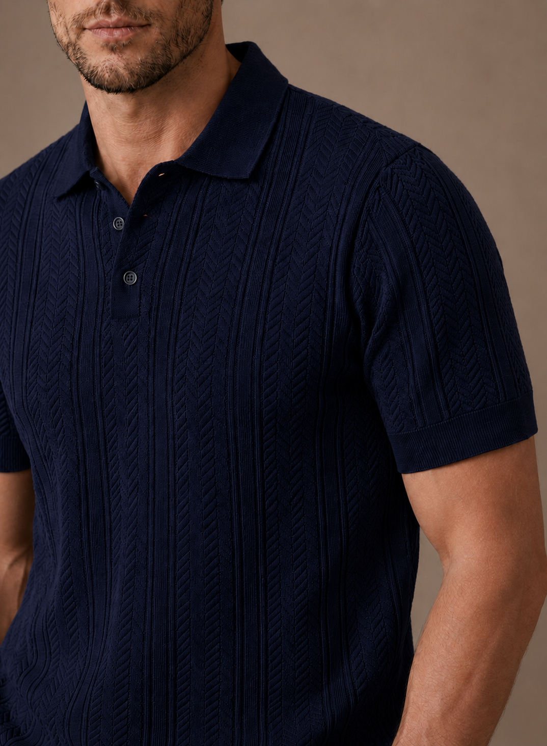 Men's Slim Fit Breathable Summer Polo Shirt