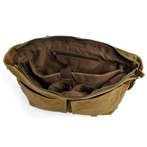 Vintage Canvas Crossbody Bag