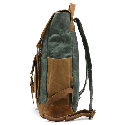 Canvas Vintage Style Backpack Mens
