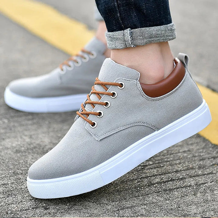 Men's Canvas Leather Sneakers