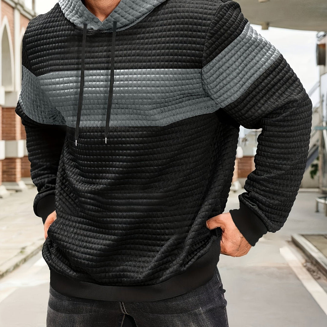 Men's Textured Gradient Hoodie