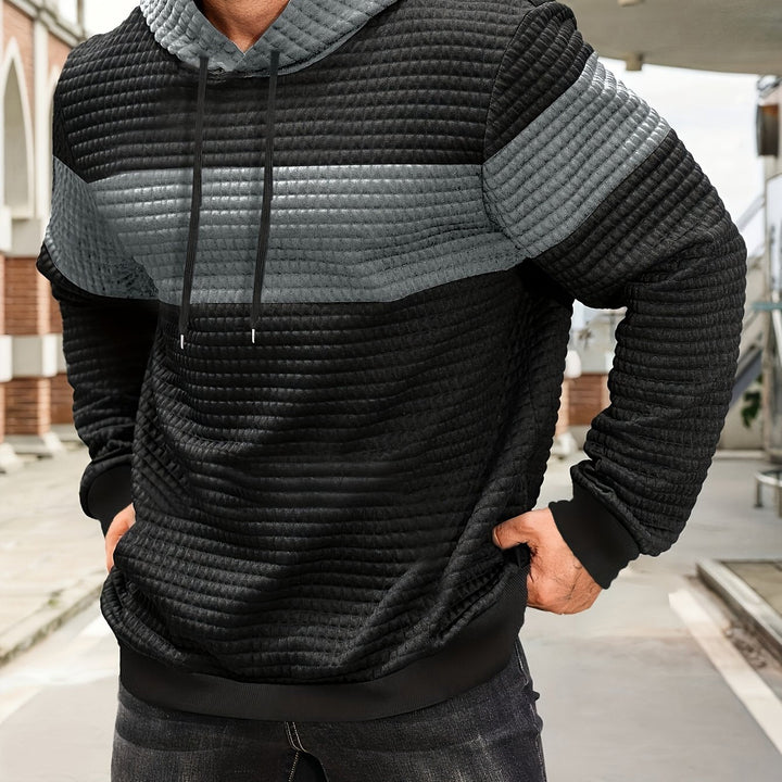 Men's Textured Gradient Hoodie