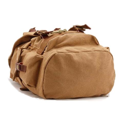 Waterproof Canvas Camera Backpack Vintage Rugged Style