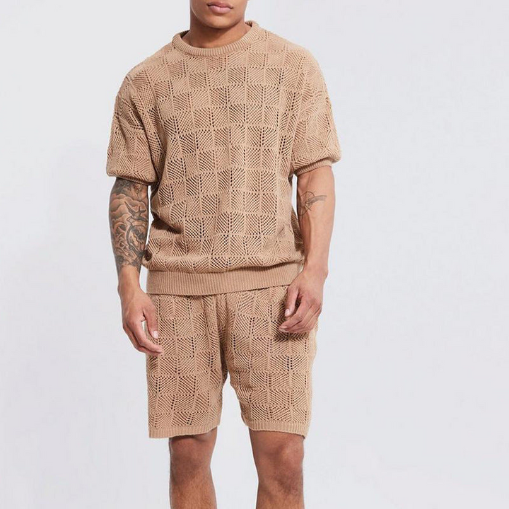 Men's Two-Piece T-Shirt Set Relaxed Streetwear