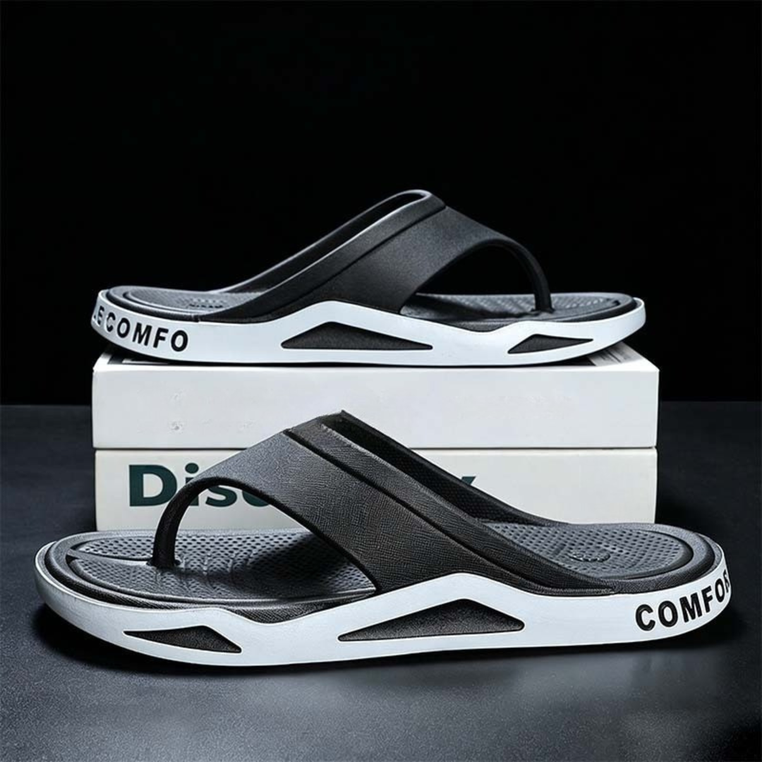 Men's recovery sandals with lightweight open design for everyday comfort