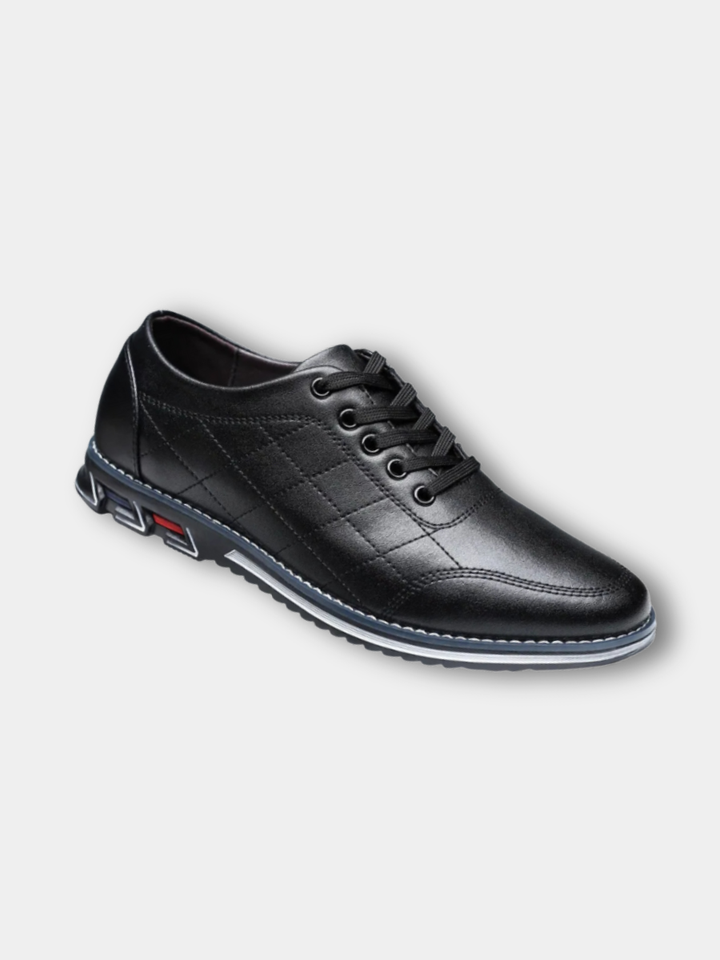 Men's lightweight formal business shoes shown from the side