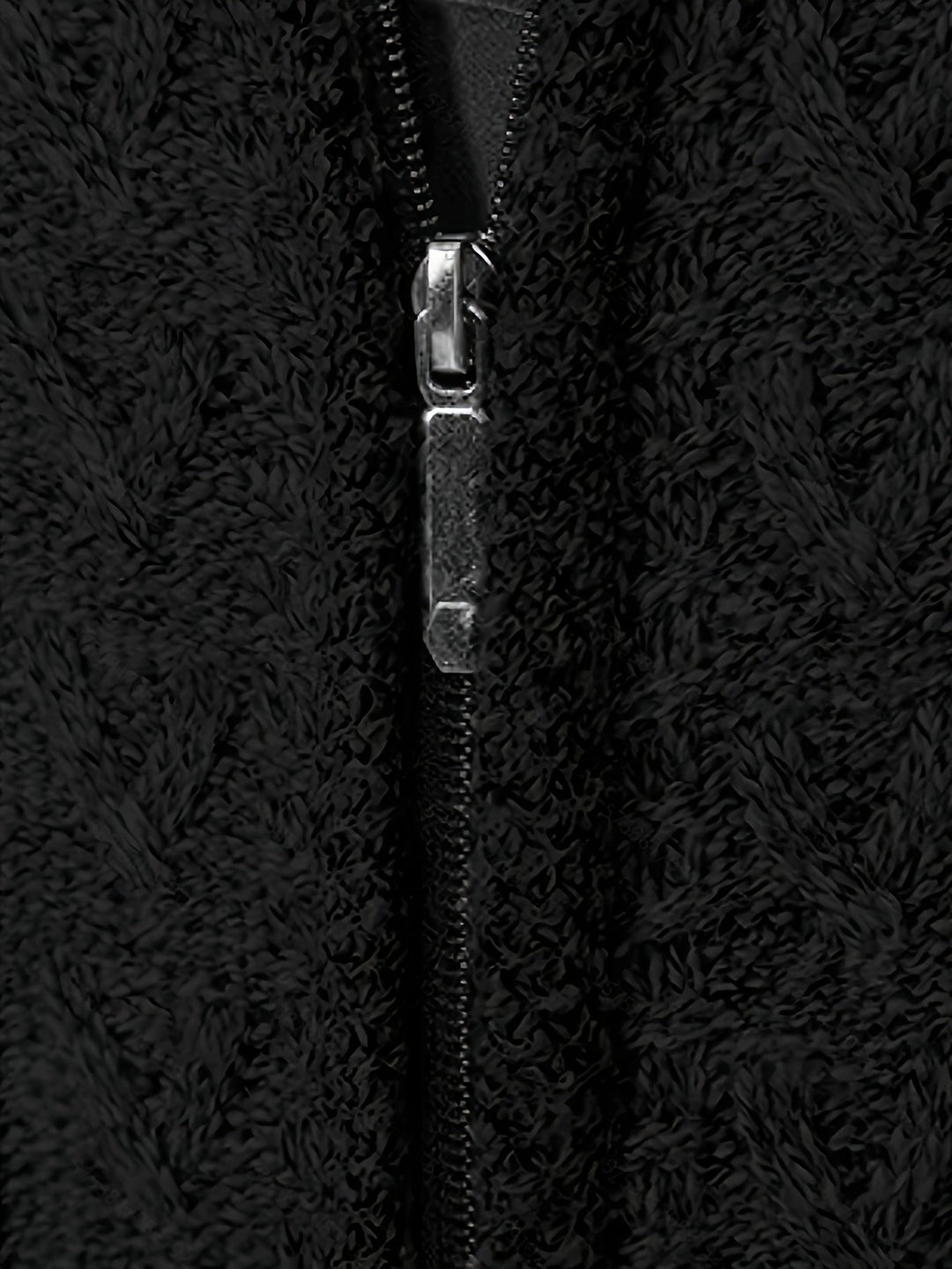 Men's cardigan displaying its structured stand collar