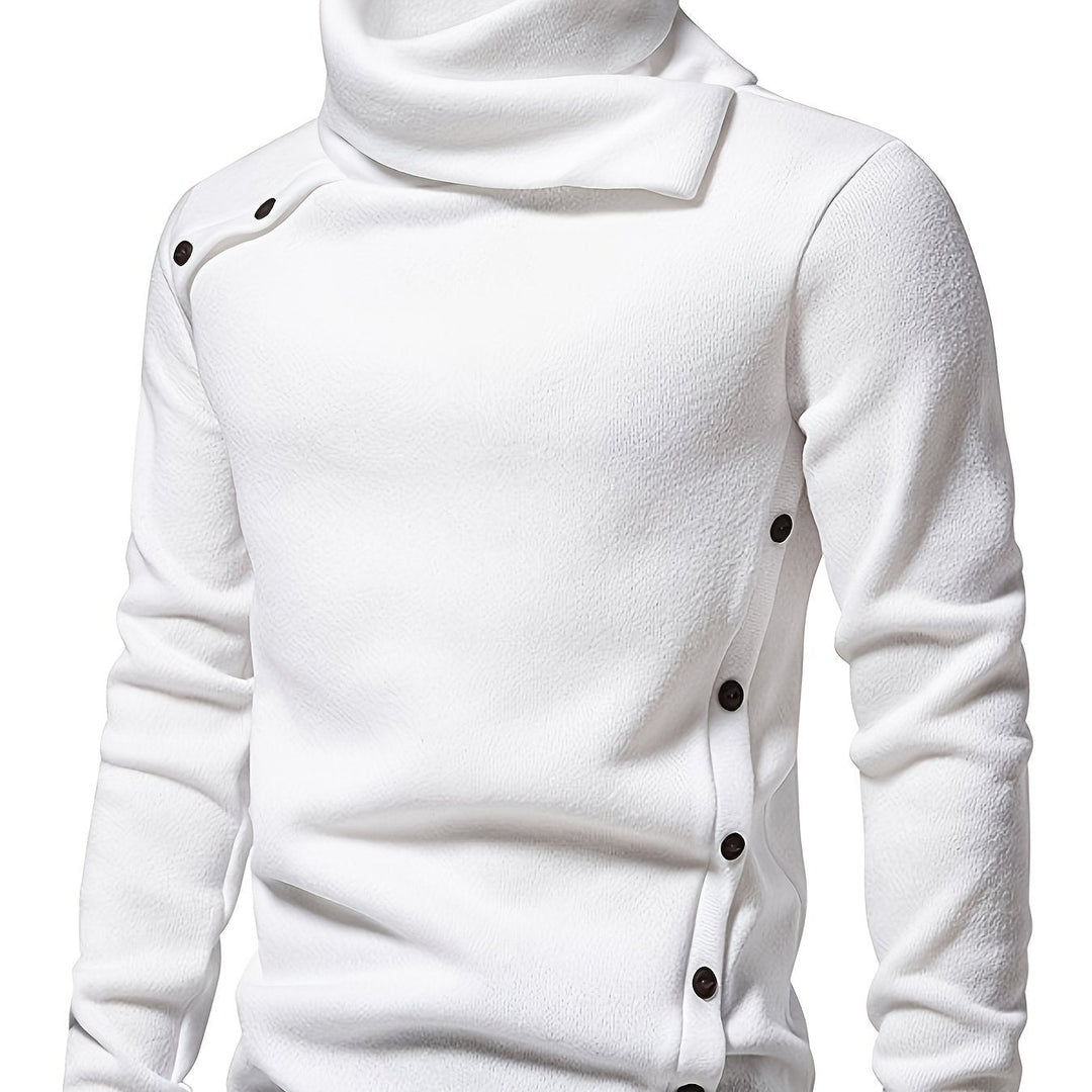 Men's Shawl Collar Relaxed Fit Jumper