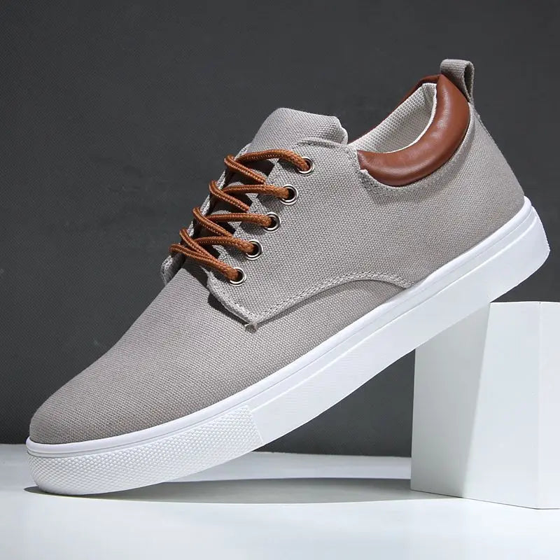 Men's Canvas Leather Sneakers