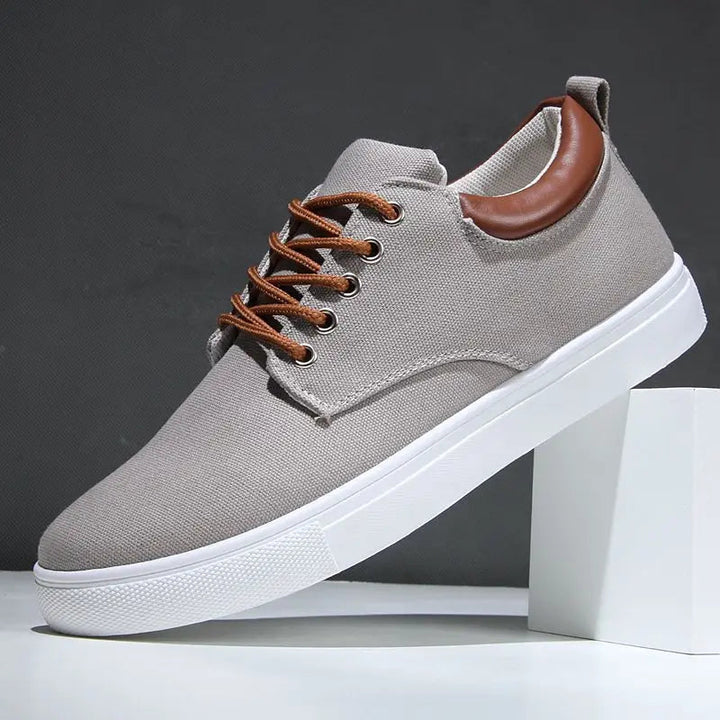 Men's Canvas Leather Sneakers