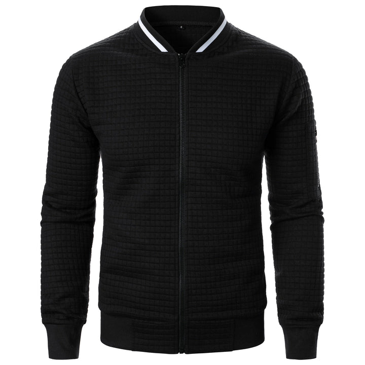Men's Zip-Up Knit Sweater