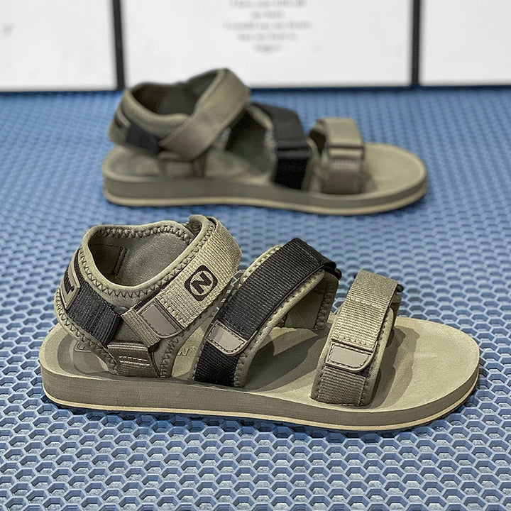 Men's Flat Gladiator Sandals Breathable Casual Summer Shoes